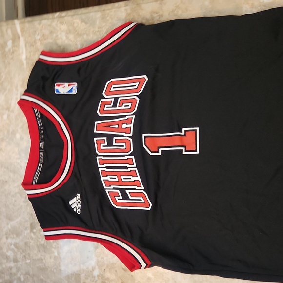 Adidas Chicago Bulls Black Jersey YM - Picture 3 of 6